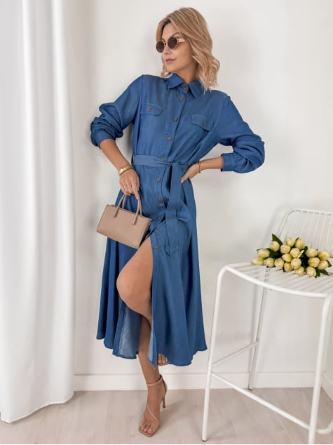 SUKIENKA ARRELA CIEMNONIEBIESKA