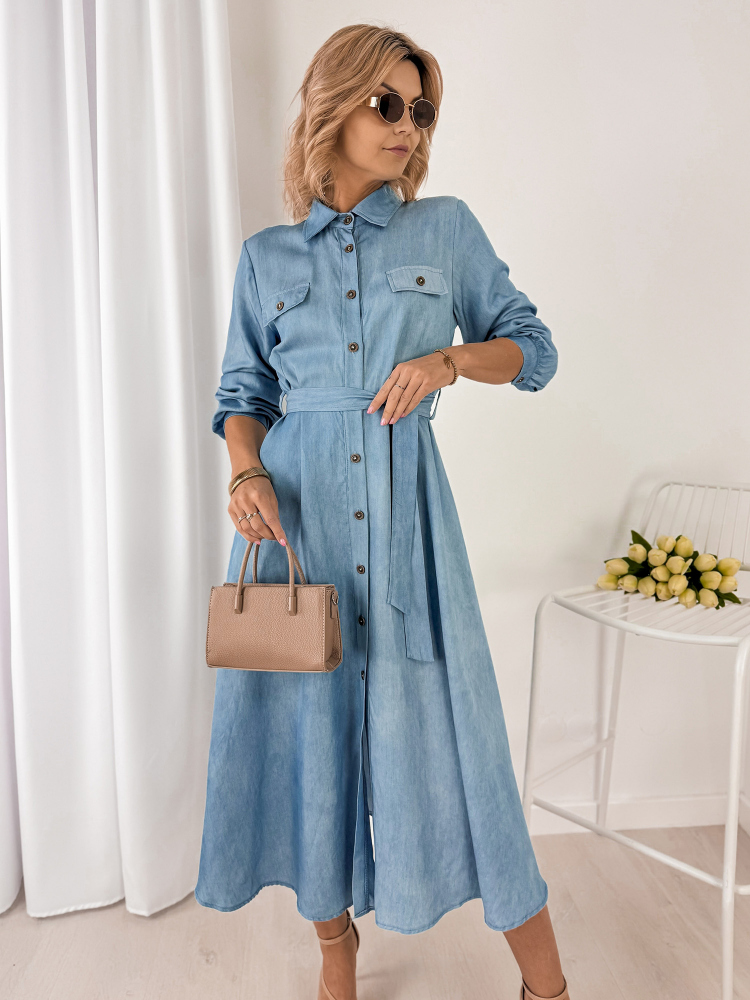 SUKIENKA ARRELA NIEBIESKA