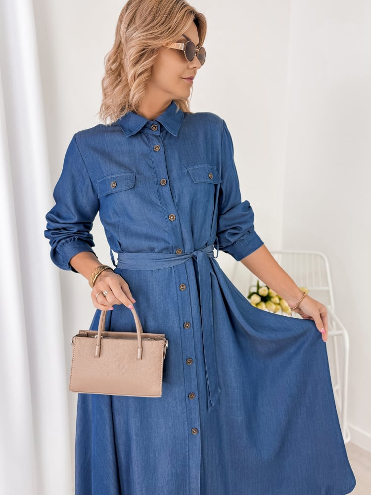 SUKIENKA ARRELA CIEMNONIEBIESKA