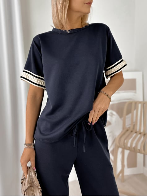 KOMPLET FABRO GRANATOWY