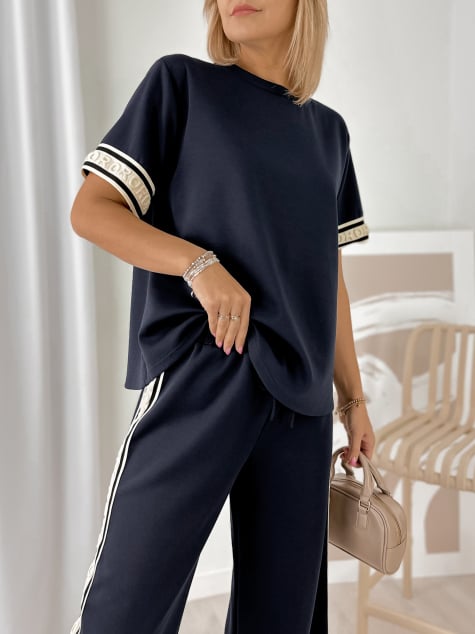 KOMPLET FABRO GRANATOWY