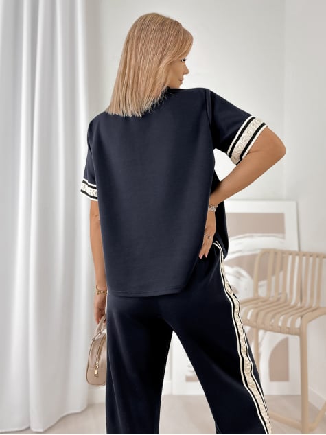 KOMPLET FABRO GRANATOWY