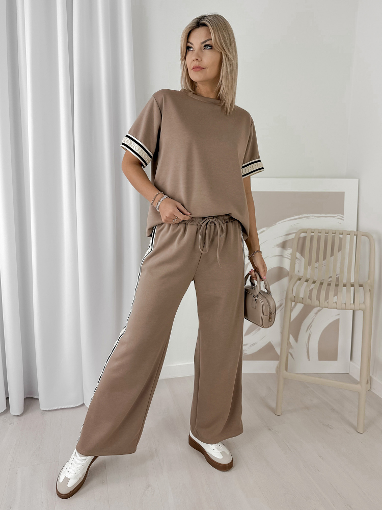 KOMPLET FABRO CIEMNOBEŻOWY