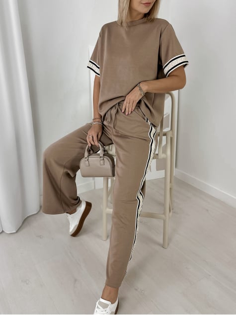 KOMPLET FABRO CIEMNOBEŻOWY