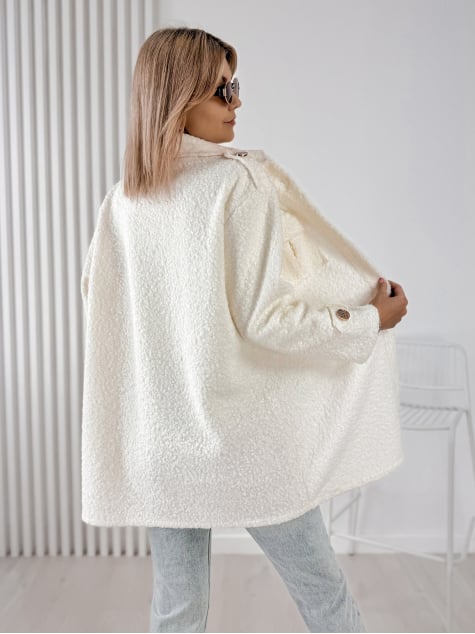 PŁASZCZ BOUCLE ELINNA ECRU