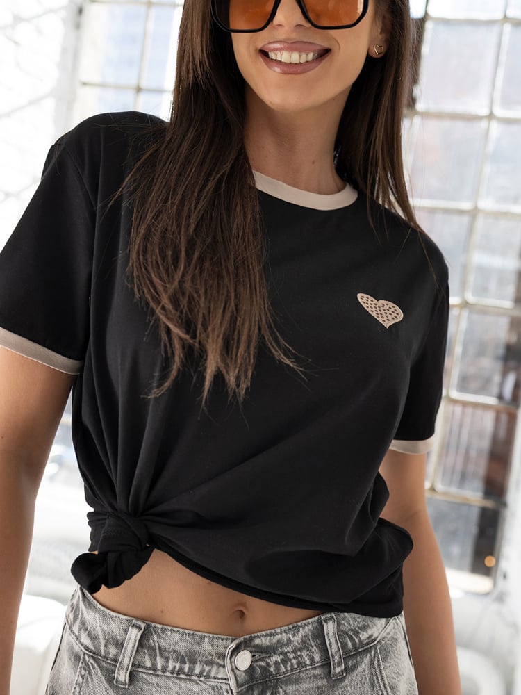 BLUZKA FÉMININ CZARNA