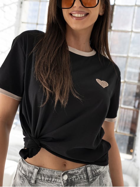 BLUZKA FÉMININ CZARNA