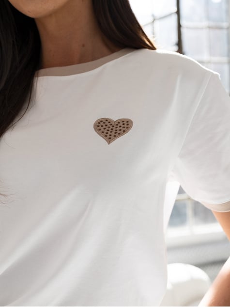 BLUZKA FÉMININ BIAŁA