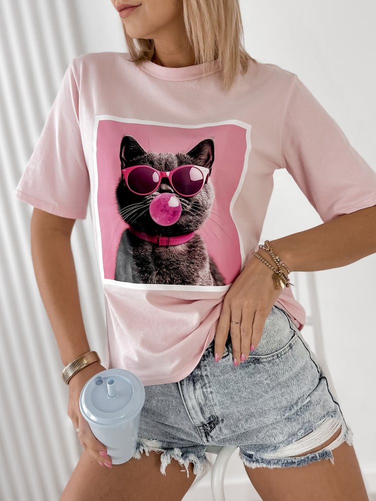 BLUZKA CAVALLO PUDROWY RÓŻ