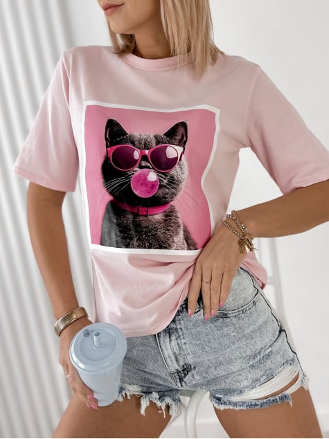 BLUZKA CAVALLO PUDROWY RÓŻ