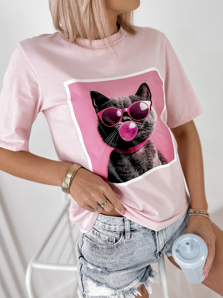 BLUZKA CAVALLO PUDROWY RÓŻ