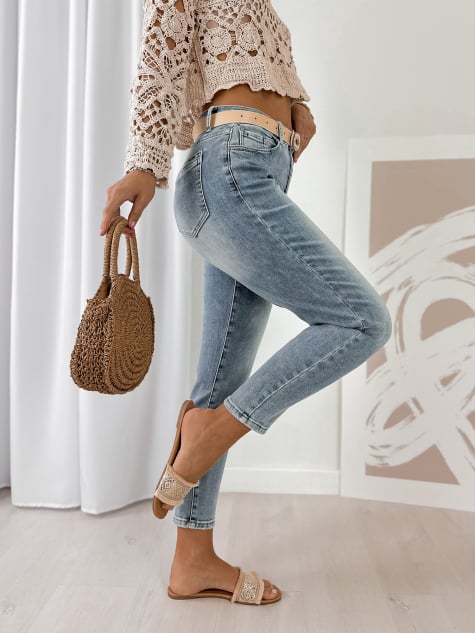 SPODNIE LAURENTA JEANSOWE