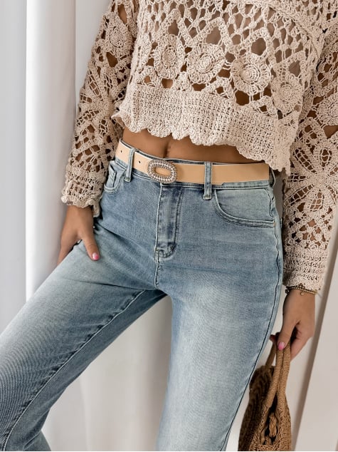 SPODNIE LAURENTA JEANSOWE