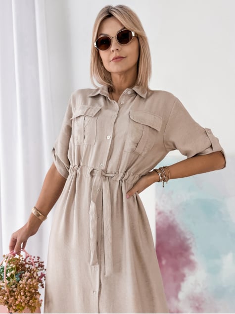 SUKIENKA TENNA BEŻOWA