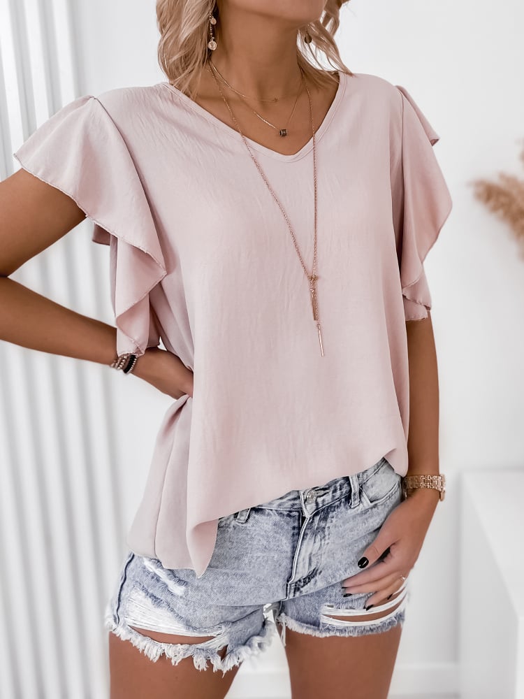 BLUZKA CALIFORNIA PUDROWY RÓŻ