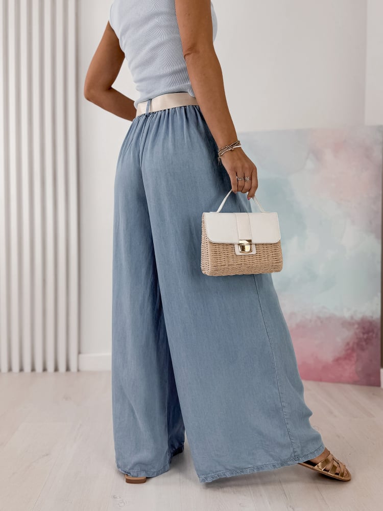 SPODNIE VIREL JASNOJEANSOWE