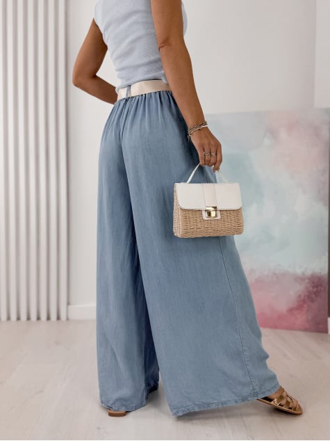 SPODNIE VIREL JASNOJEANSOWE