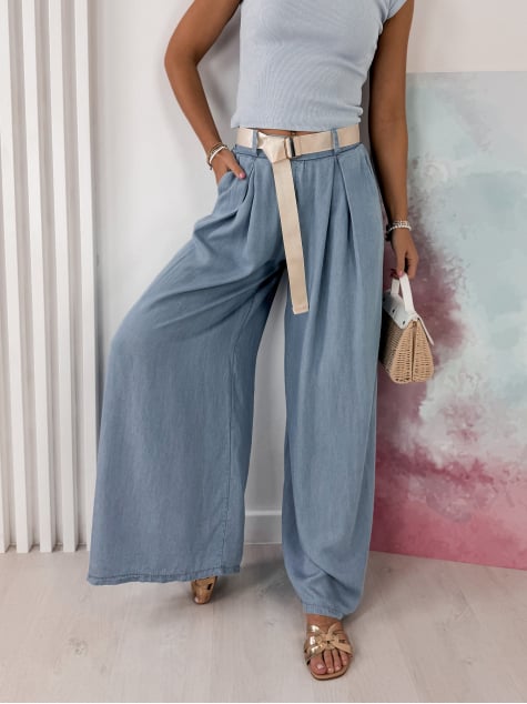 SPODNIE VIREL JASNOJEANSOWE