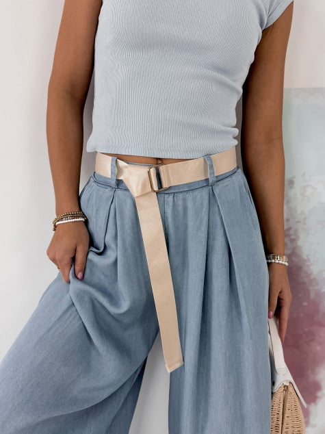 SPODNIE VIREL JASNOJEANSOWE