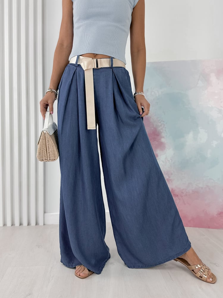 SPODNIE VIREL CIEMNOJEANSOWE