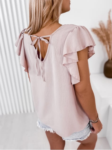 BLUZKA CALIFORNIA PUDROWY RÓŻ