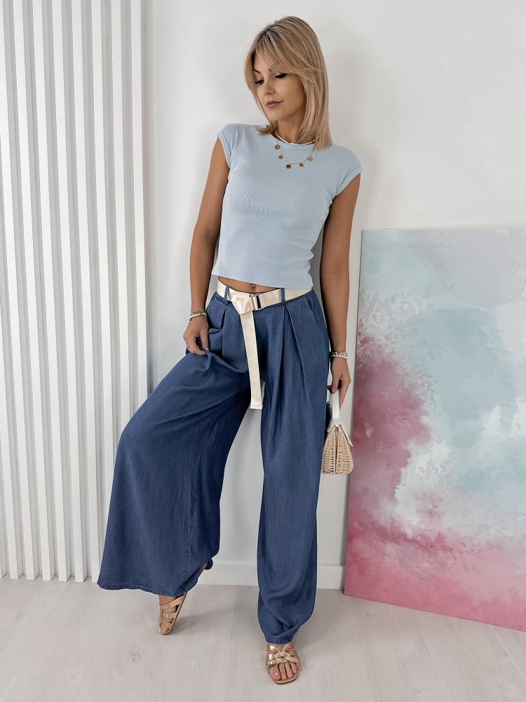 SPODNIE VIREL CIEMNOJEANSOWE