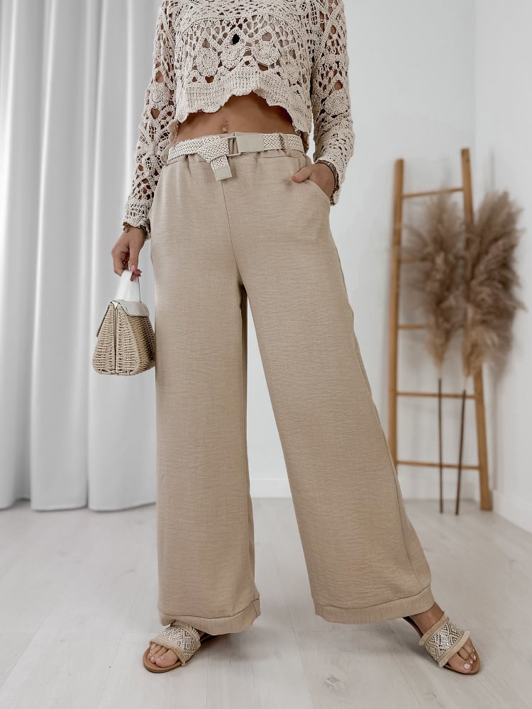 SPODNIE TBILISI BEŻOWE