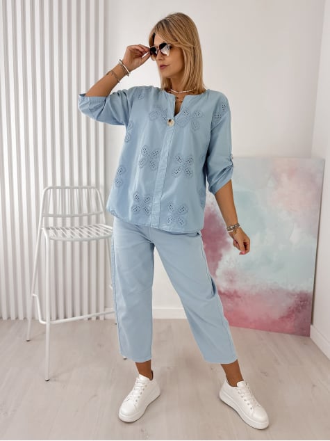 BLUZKA OHRID BŁEKITNA