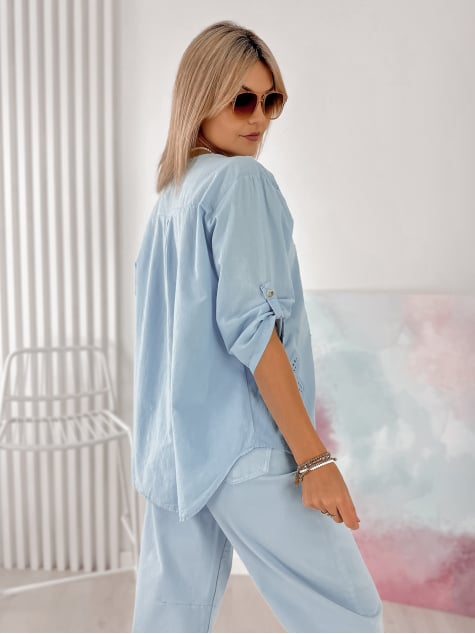 BLUZKA OHRID BŁEKITNA