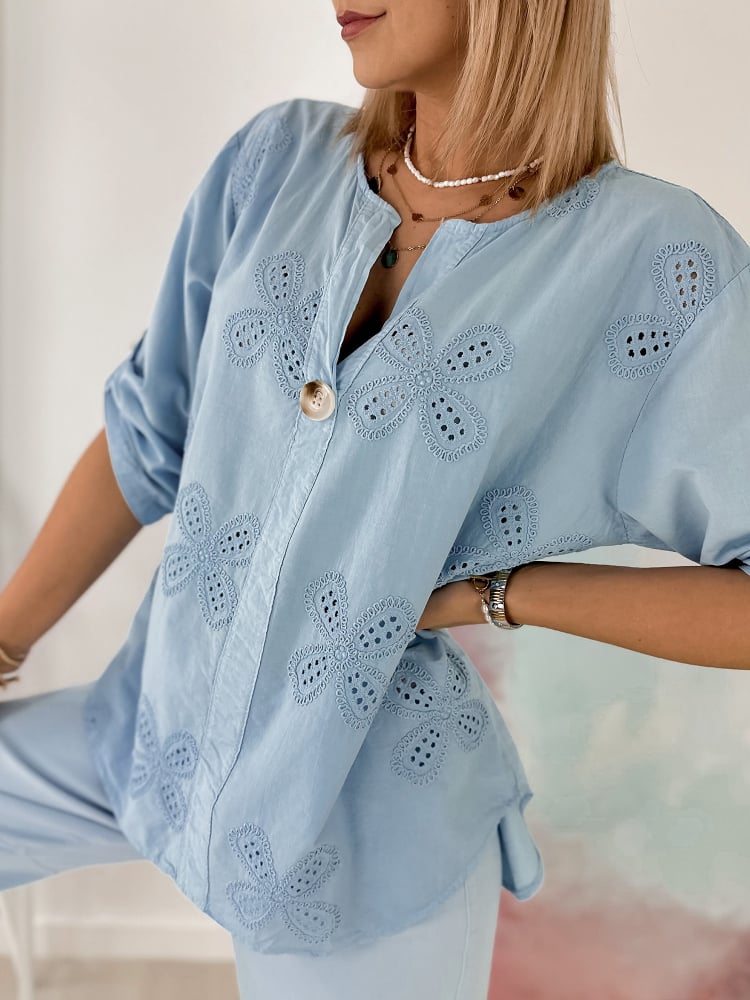 BLUZKA OHRID BŁEKITNA