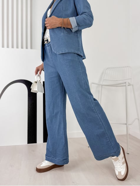 SPODNIE JAMINNA JASNONIEBIESKIE