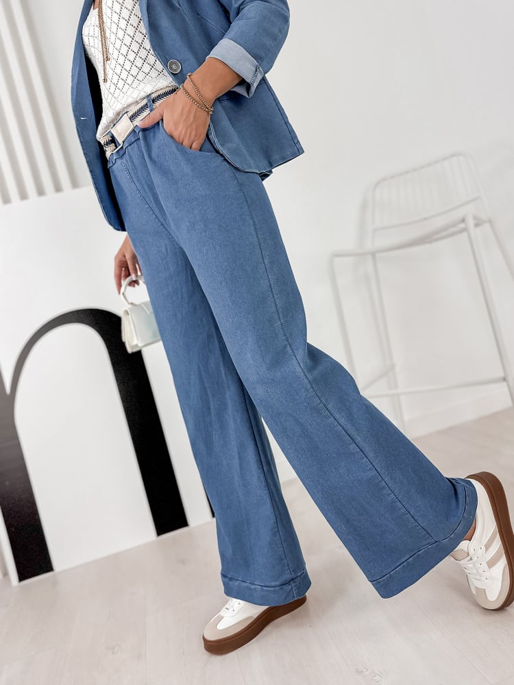 SPODNIE JAMINNA JASNONIEBIESKIE