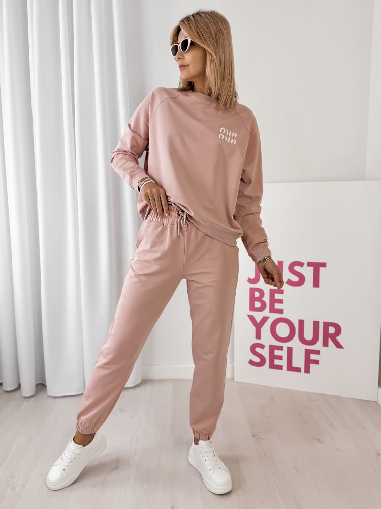 KOMPLET DRESOWY TOREVA PUDROWY RÓŻ