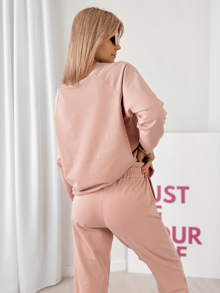 KOMPLET DRESOWY TOREVA PUDROWY RÓŻ