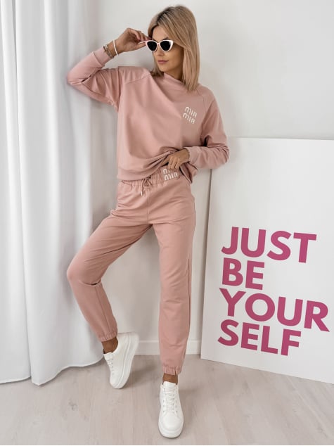 KOMPLET DRESOWY TOREVA PUDROWY RÓŻ