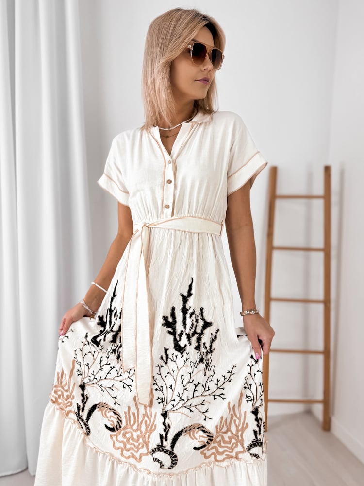 SUKIENKA TOLLA KREMOWA