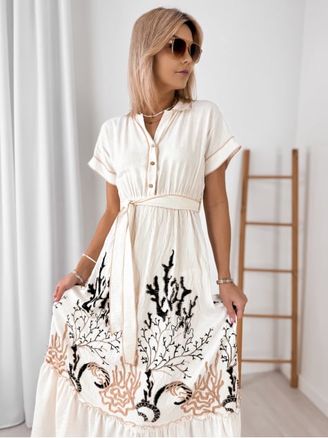 SUKIENKA TOLLA KREMOWA