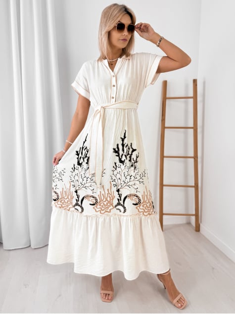 SUKIENKA TOLLA KREMOWA