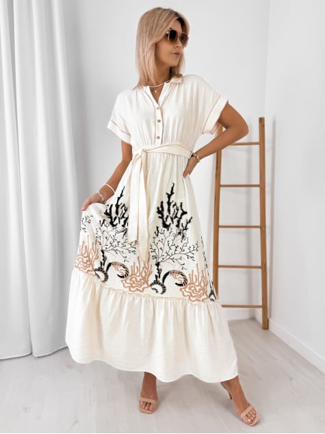 SUKIENKA TOLLA KREMOWA