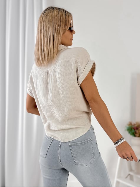 KOSZULA FAREN BEŻOWA