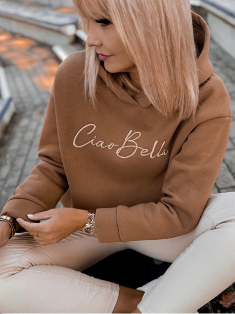 BLUZA BELLA KARMELOWA