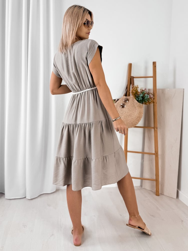 SUKIENKA NUALA CIEMNOBEŻOWA