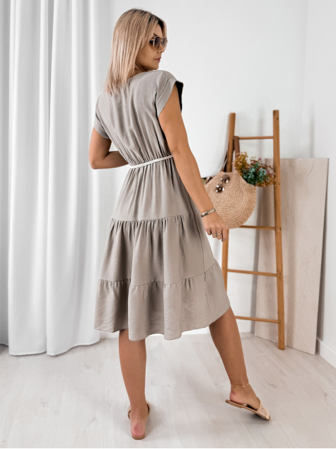 SUKIENKA NUALA CIEMNOBEŻOWA