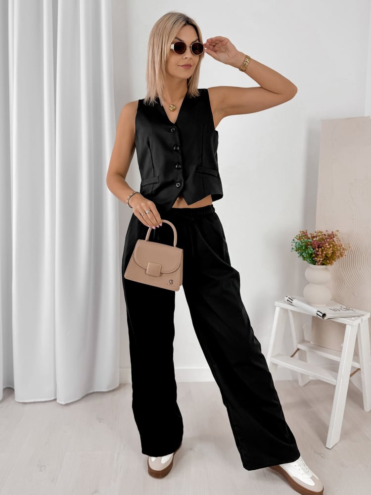 KOMPLET TRISAO CZARNY