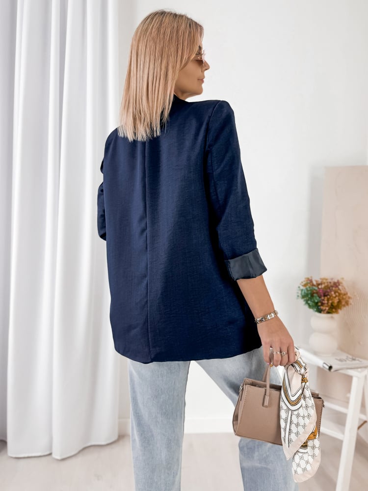 ŻAKIET OTEKAO GRANATOWY