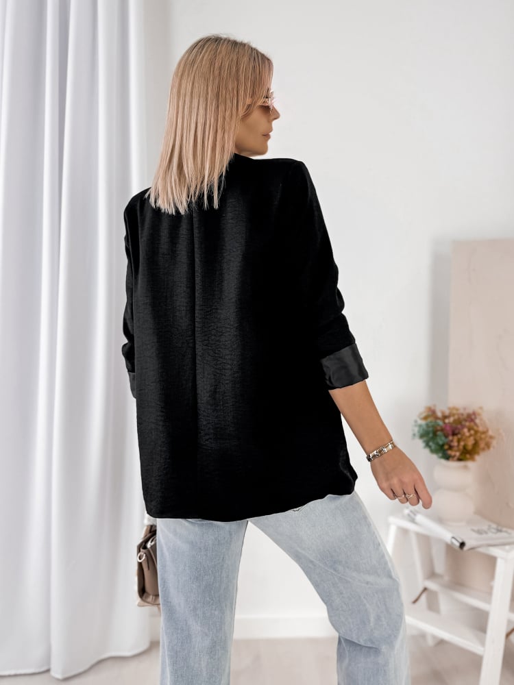 ŻAKIET OTEKAO CZARNY