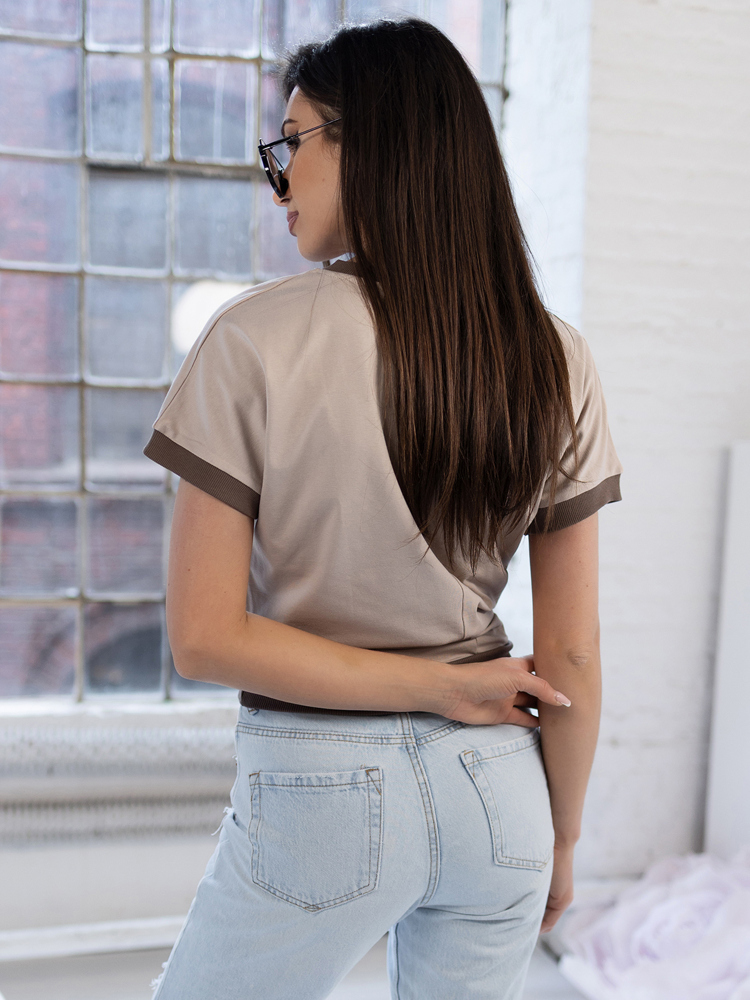 BLUZKA CALVERO BEŻOWA