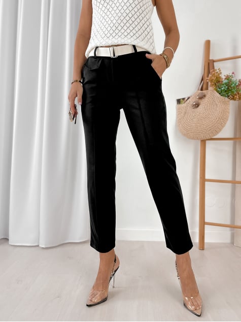 SPODNIE TEKKA CZARNE