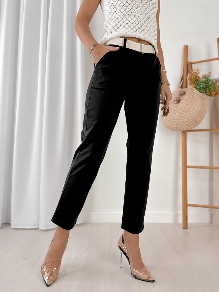 SPODNIE TEKKA CZARNE