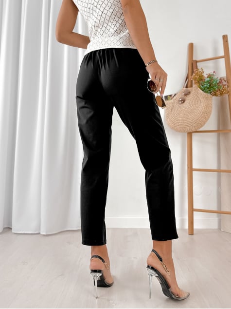 SPODNIE TEKKA CZARNE